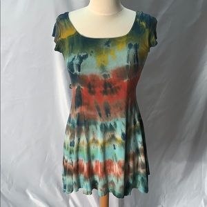 Luli Pit Tie Dye Dress Size Medium